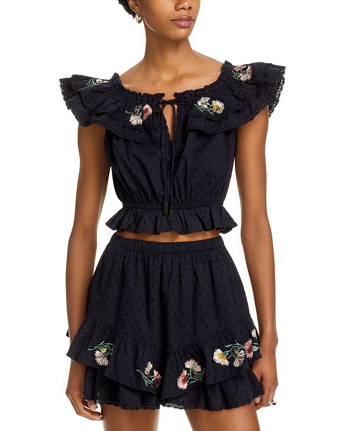 Вышитый топ Rahi, черный
Вышитый топ Rahi, черный