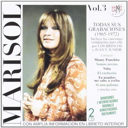 CD диск Marisol: Vol 3 Todas Sus Grabaciones 1965-1972
CD диск Marisol: Vol 3 Todas Sus Grabaciones 1965-1972
