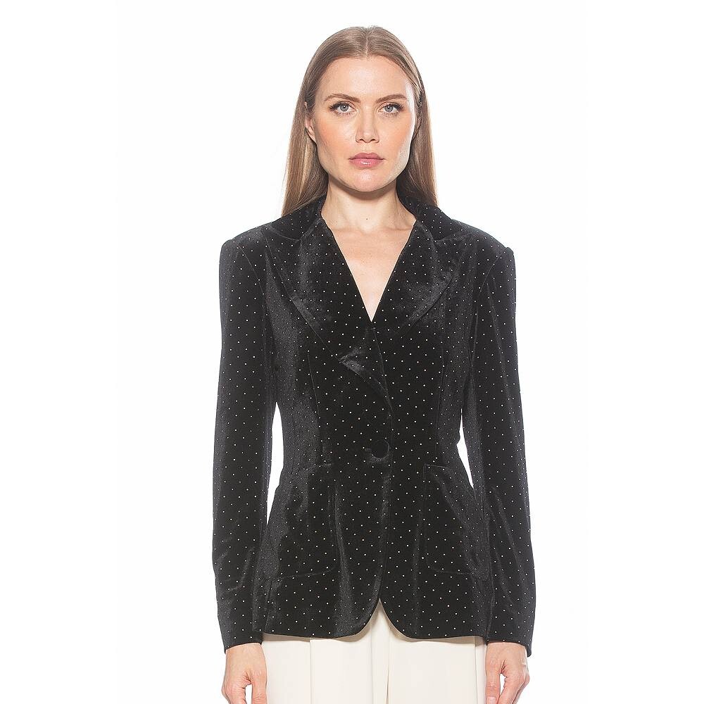 Женский классический пиджак с длинными рукавами и карманами ALEXIA ADMOR Kai, черный
Женский классический пиджак с длинными рукавами и карманами ALEXIA ADMOR Kai, черный