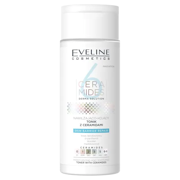 Увлажняюще-успокаивающий тоник для лица с керамидами, 150 мл Eveline Cosmetics 6 ceramides
Увлажняюще-успокаивающий тоник для лица с керамидами, 150 мл Eveline Cosmetics 6 ceramides