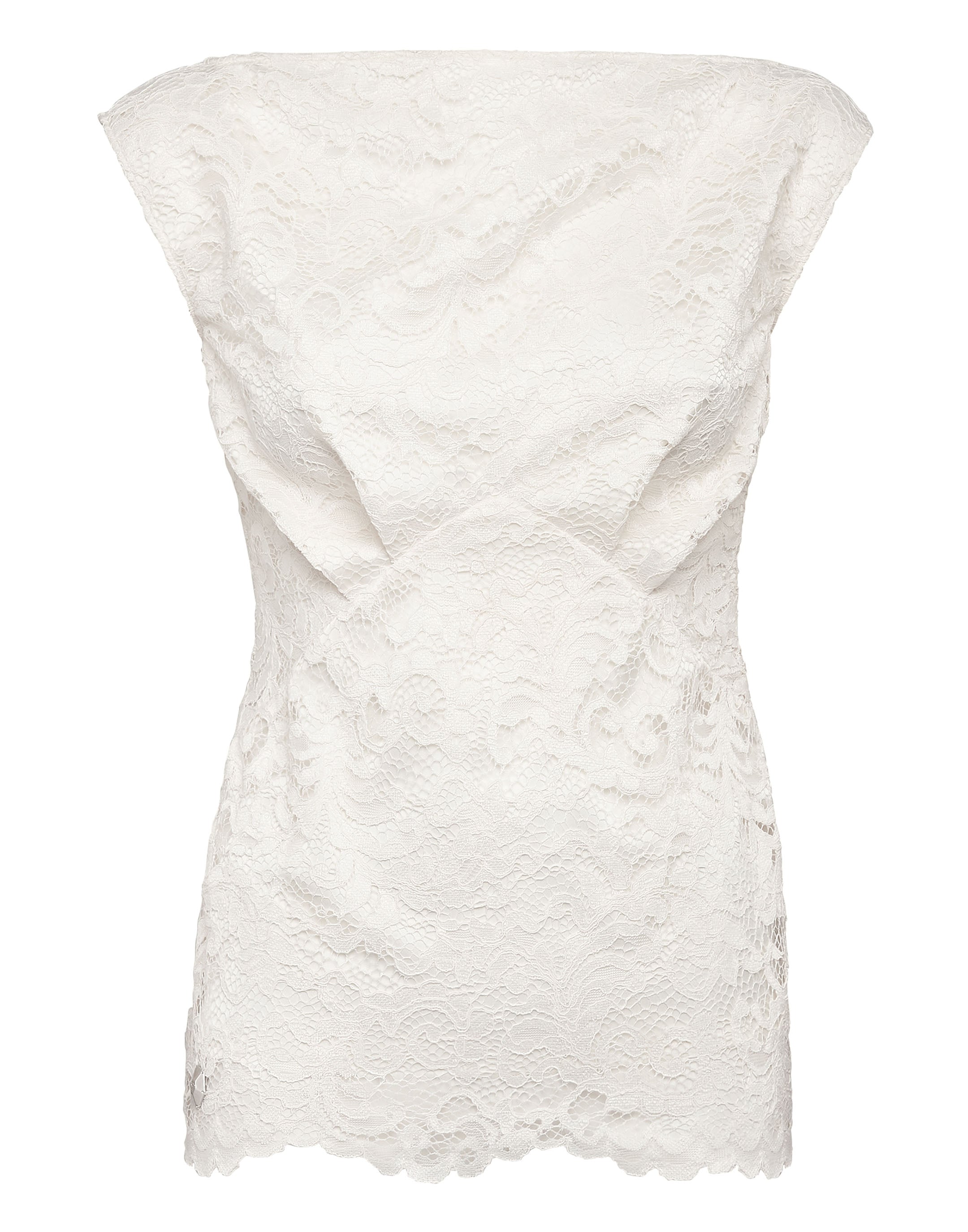 SS топ с кружевом PHILIPP PLEIN, кремовый
SS топ с кружевом PHILIPP PLEIN, кремовый