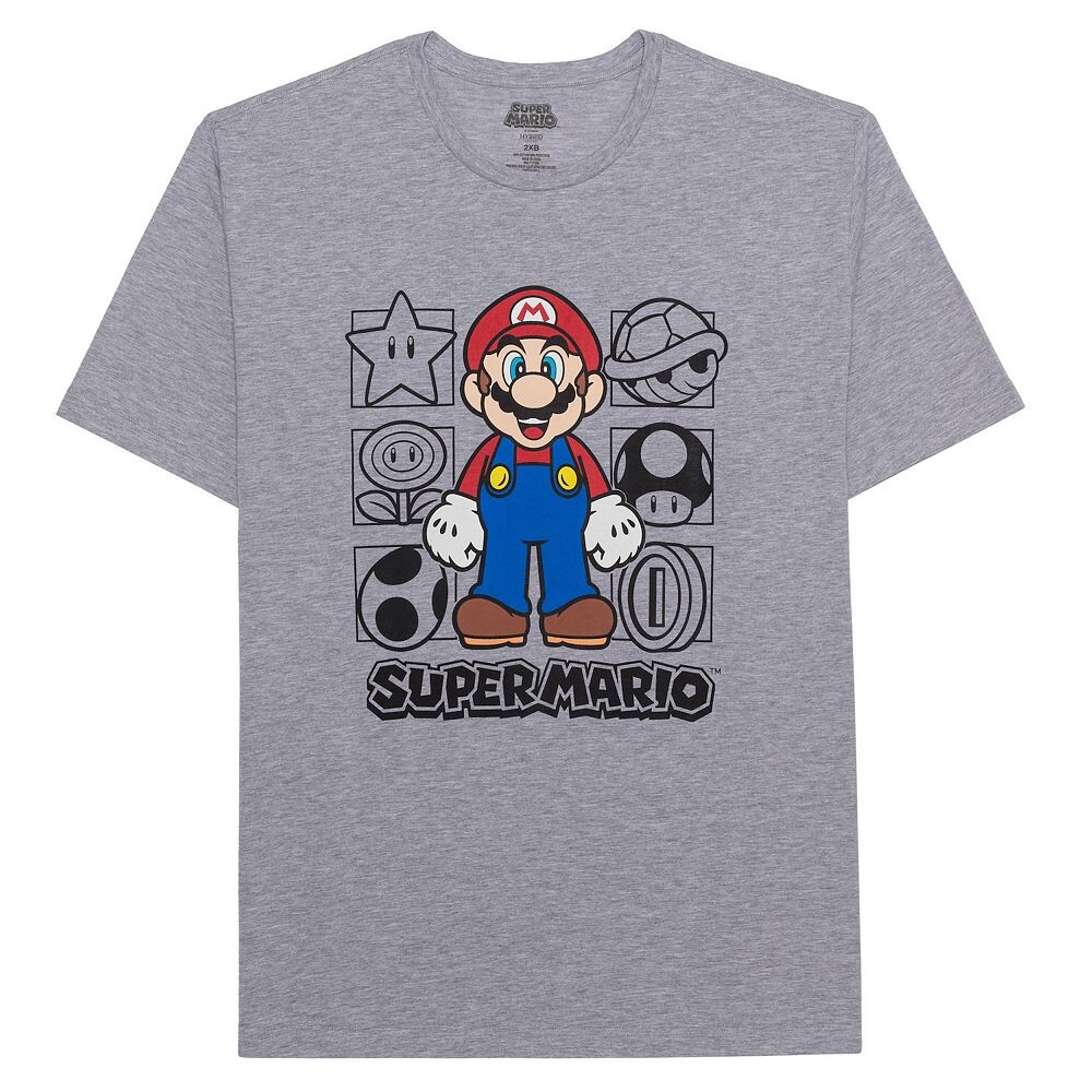 Футболка Big & Tall Nintendo Super Mario с рисунком Licensed Character, цвет Heather Gray
Футболка Big & Tall Nintendo Super Mario с рисунком Licensed Character, цвет Heather Gray