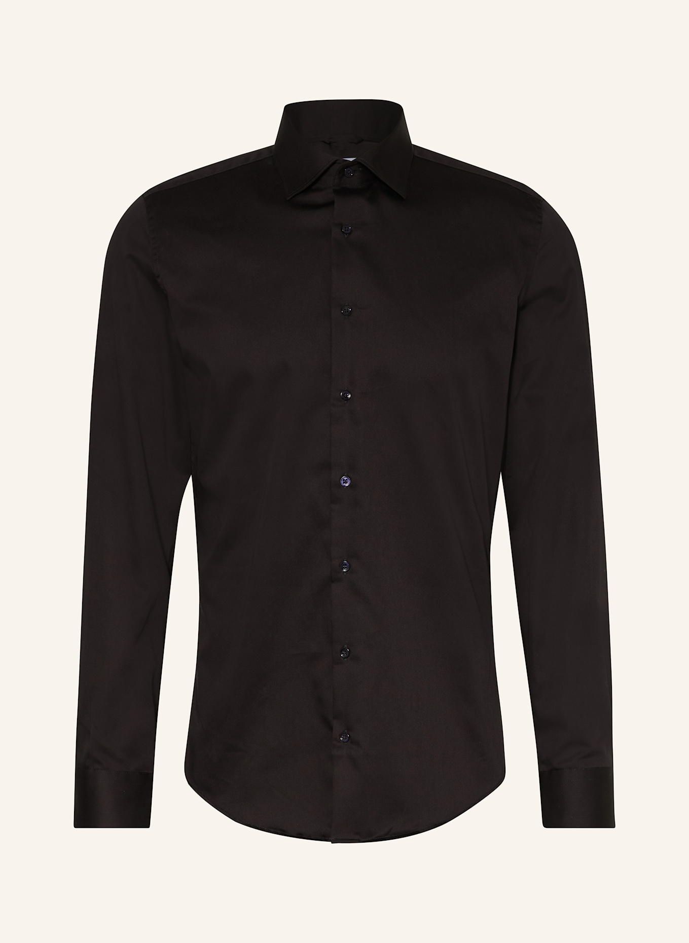 Рубашка облегающего кроя Seidensticker, черный
Рубашка облегающего кроя Seidensticker, черный