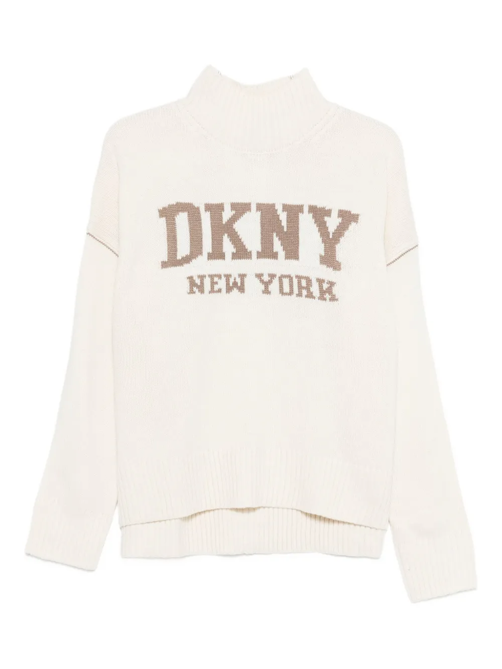 Джемпер с интарсией в виде логотипа Dkny, нейтральный
Джемпер с интарсией в виде логотипа Dkny, нейтральный