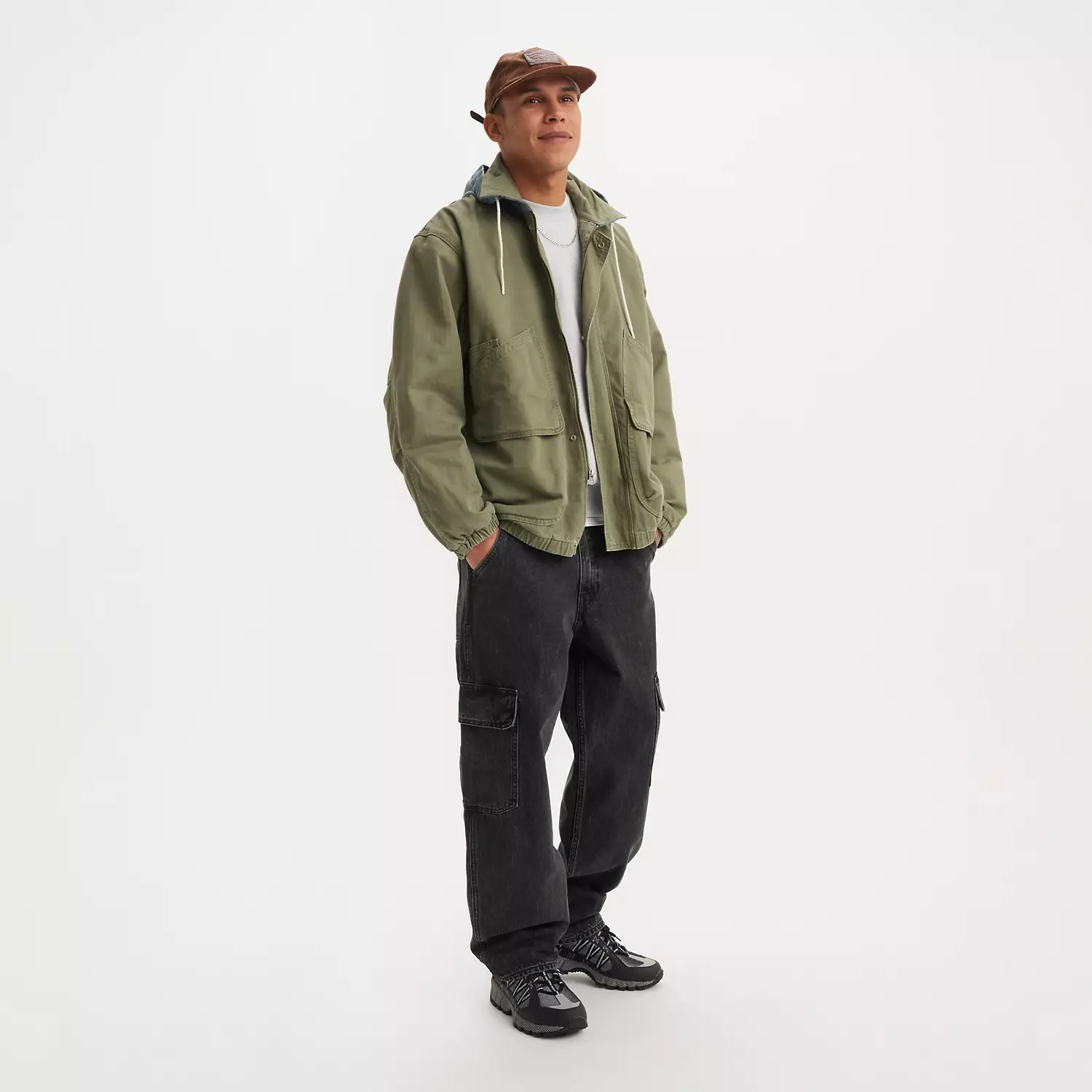 Свободные прямые мужские джинсы карго 568 Levi's, цвет Darkly Wash - Dark Wash - Non-Stretch
Свободные прямые мужские джинсы карго 568 Levi's, цвет Darkly Wash - Dark Wash - Non-Stretch