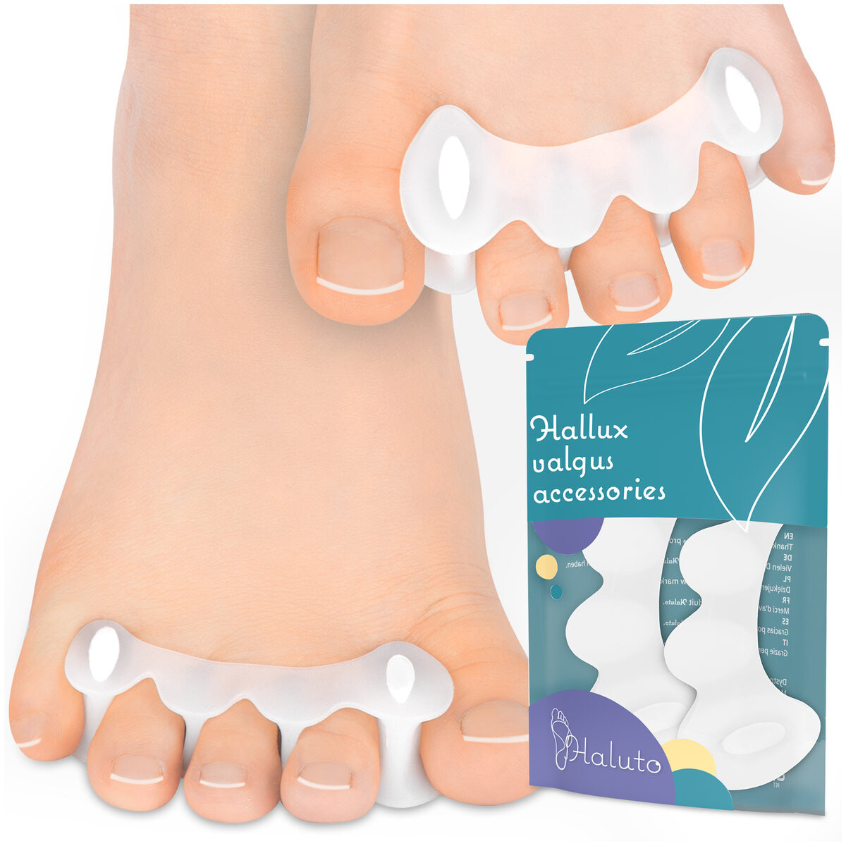 Разделители пальцев, клин между пальцами, корректирующая накладка, пара М Haluto
Разделители пальцев, клин между пальцами, корректирующая накладка, пара М Haluto