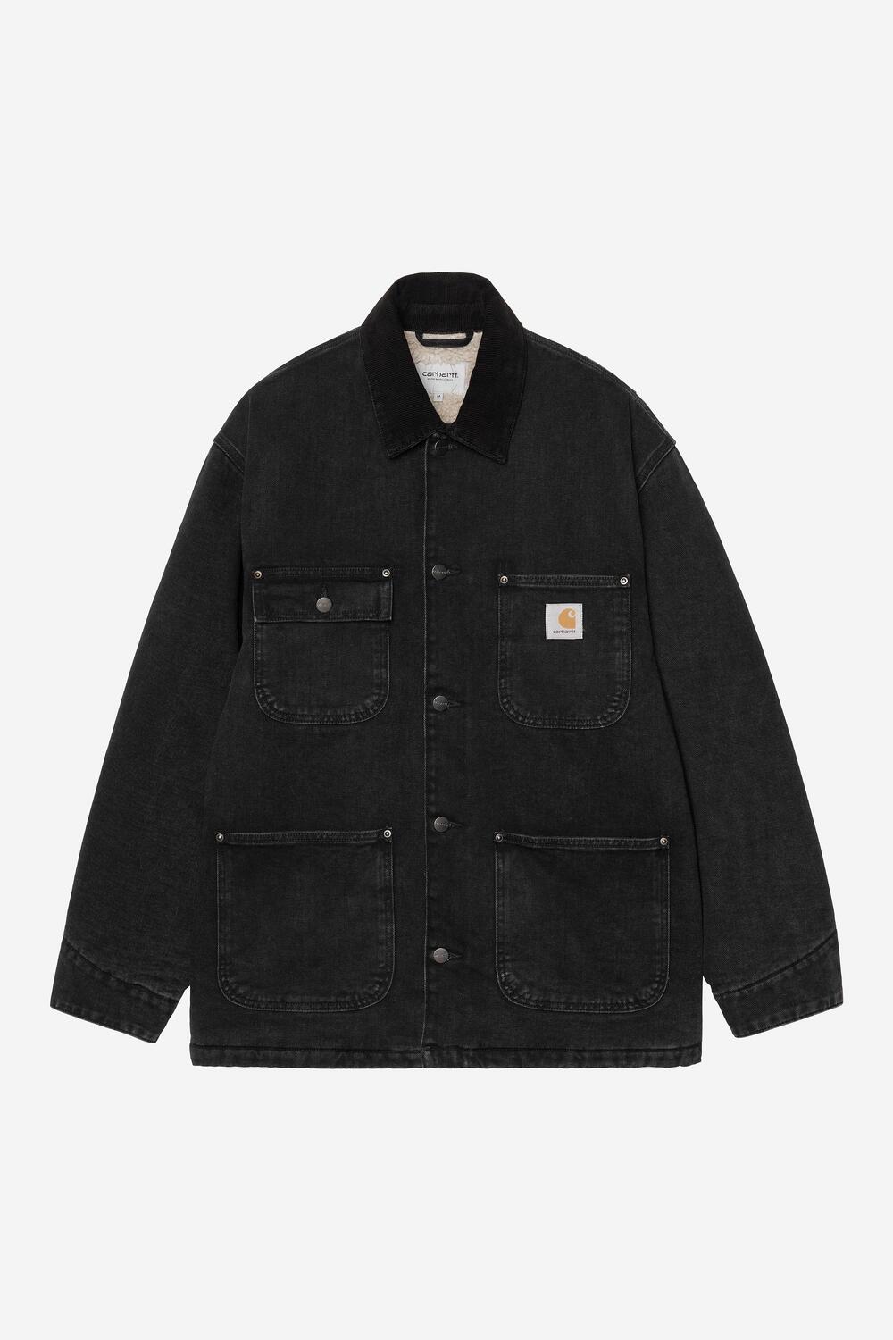 Рабочее пальто OG Chore (зимнее), джинсовое из денима Maitland (100% органический хлопок) Carhartt, черный
Рабочее пальто OG Chore (зимнее), джинсовое из денима Maitland (100% органический хлопок) Carhartt, черный