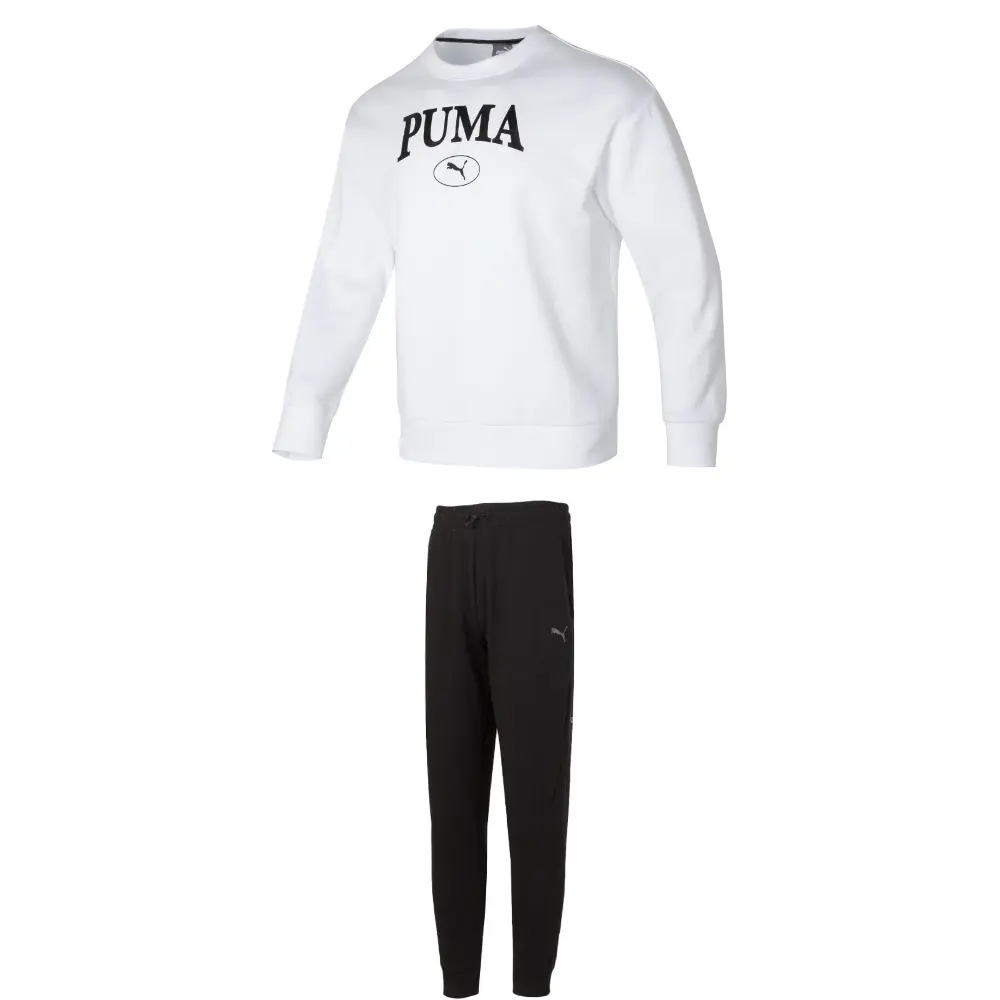 PUMA Комплект худи мужская одежда белый худи+черные брюки
PUMA Комплект худи мужская одежда белый худи+черные брюки