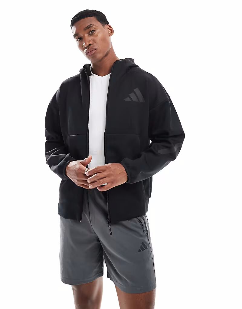 Куртка спортивная Adidas performance Zne с капюшоном и застежкой-молнией черного цвета
Куртка спортивная Adidas performance Zne с капюшоном и застежкой-молнией черного цвета