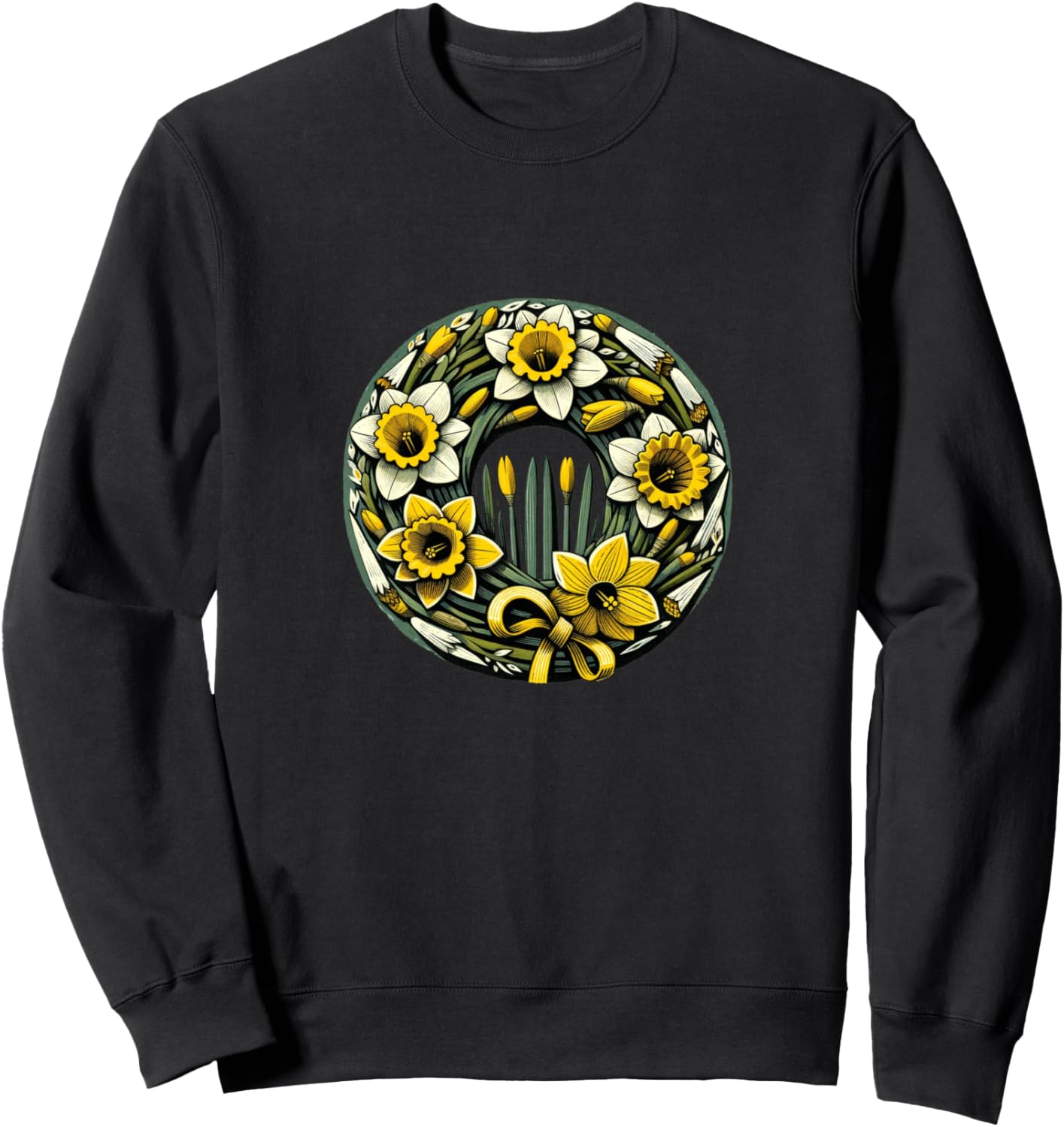 Толстовка с изображением весеннего цветочного венка с нарциссами Daffodil Nature Lovers Bubb, черный
Толстовка с изображением весеннего цветочного венка с нарциссами Daffodil Nature Lovers Bubb, черный