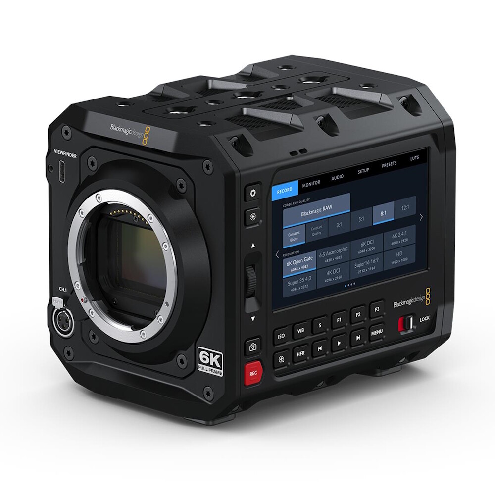 Видеокамера Blackmagic Design PYXIS 6K, крепление L, черный
Видеокамера Blackmagic Design PYXIS 6K, крепление L, черный