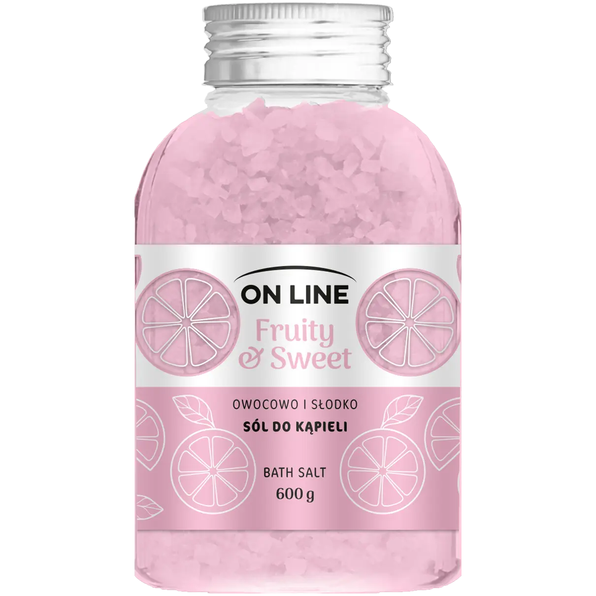 On Line Fruity&Sweet соль для ванн, 600 г
On Line Fruity&Sweet соль для ванн, 600 г