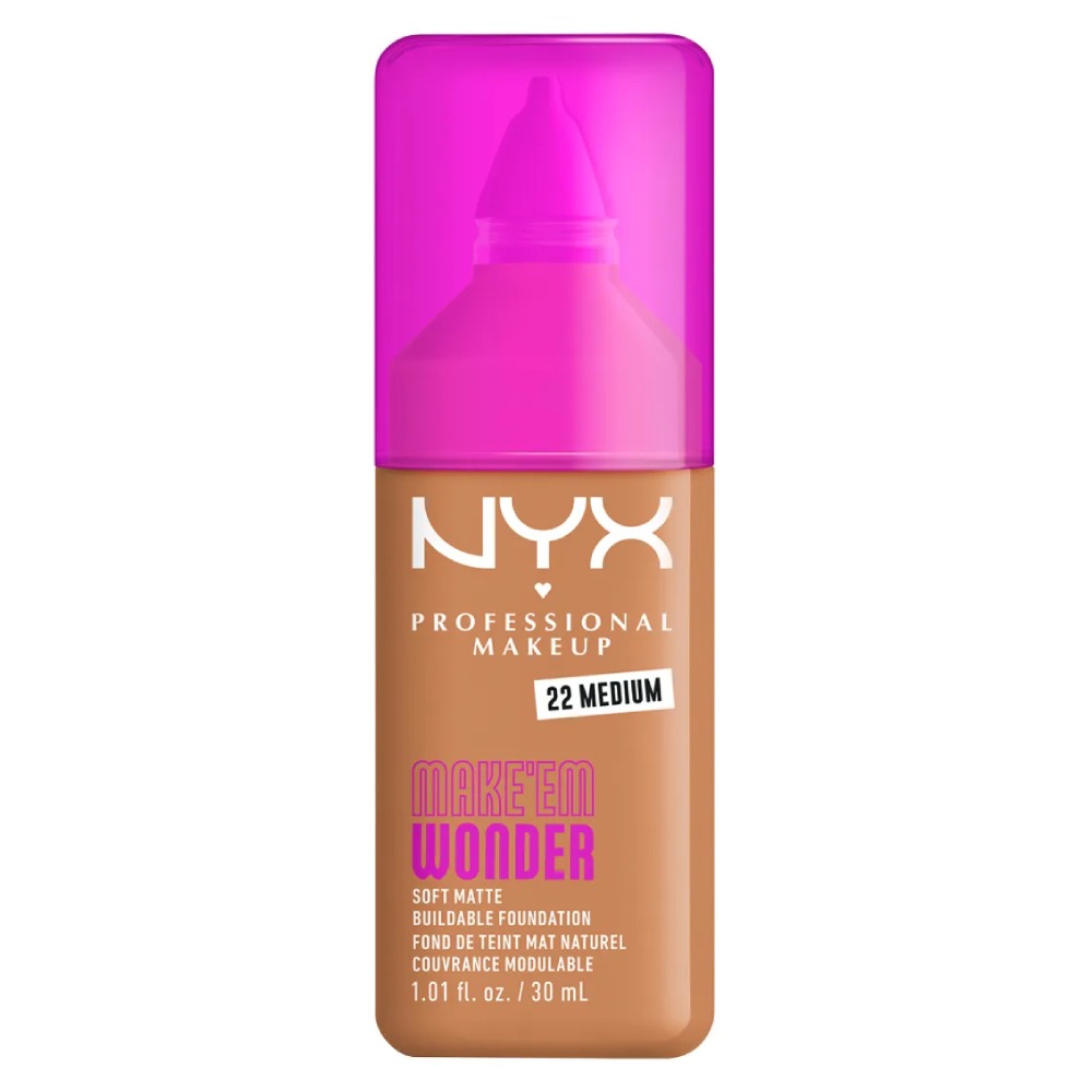 Тональный крем NYX Professional Makeup Make ’Em Wonder Soft Matte, Medium, 30 мл
Тональный крем NYX Professional Makeup Make ’Em Wonder Soft Matte, Medium, 30 мл