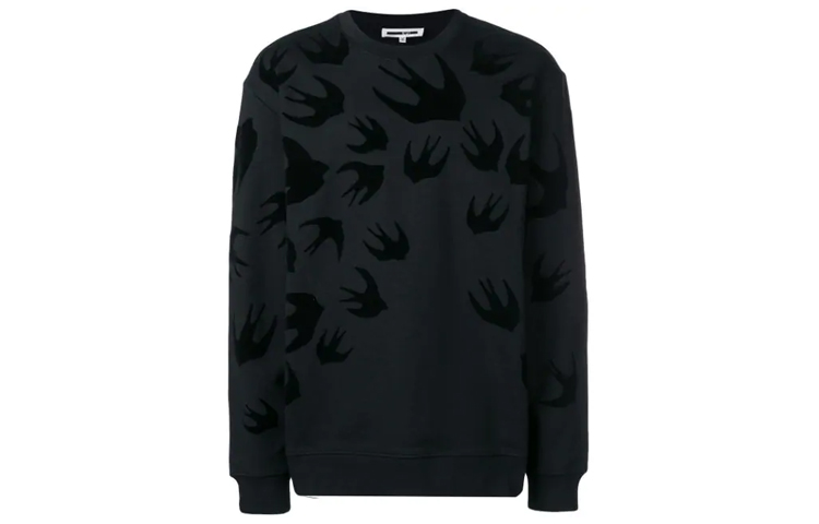 Флисовая толстовка large swallow flocked McQ Alexander McQueen, черный
Флисовая толстовка large swallow flocked McQ Alexander McQueen, черный