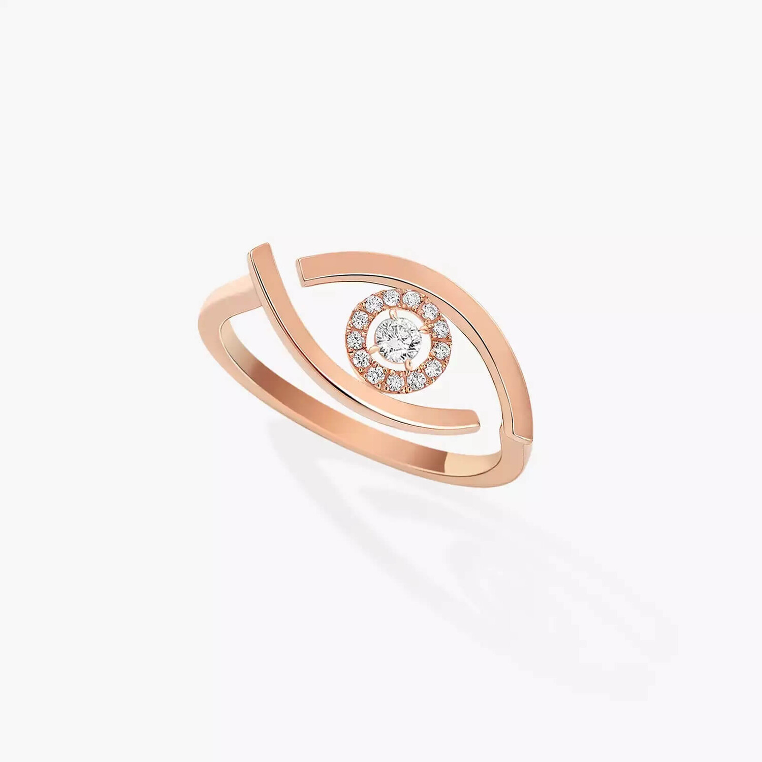 Кольцо Messika Lucky Eye, розовое золото/бриллианты
Кольцо Messika Lucky Eye, розовое золото/бриллианты