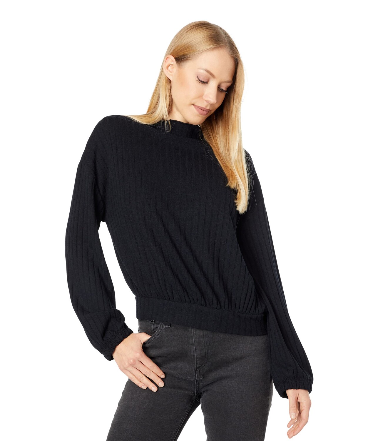 Пуловер Chaser, Poor Boy Rib Bishop Sleeve Mock Neck Pullover, Черный, Пуловер Chaser, Poor Boy Rib Bishop Sleeve Mock Neck Pullover
Пуловер Chaser, Poor Boy Rib Bishop Sleeve Mock Neck Pullover, Черный, Пуловер Chaser, Poor Boy Rib Bishop Sleeve Mock Neck Pullover