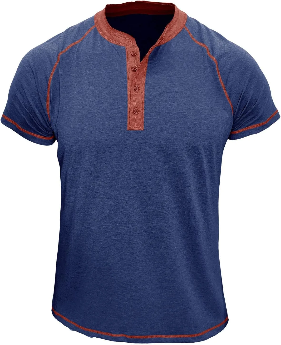 Мужская футболка хенли с коротким рукавом
Мужская футболка хенли с коротким рукавом