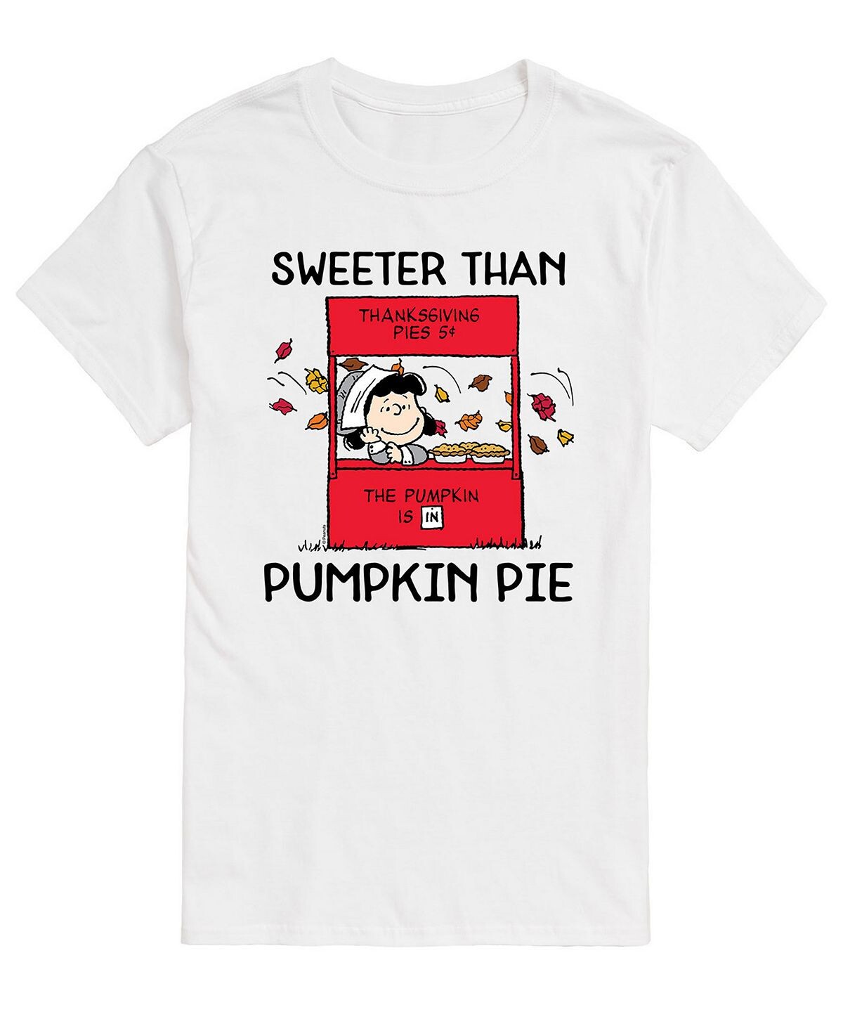 Мужская футболка с коротким рукавом peanuts sweeter than pumpkin pie AIRWAVES, белый
Мужская футболка с коротким рукавом peanuts sweeter than pumpkin pie AIRWAVES, белый