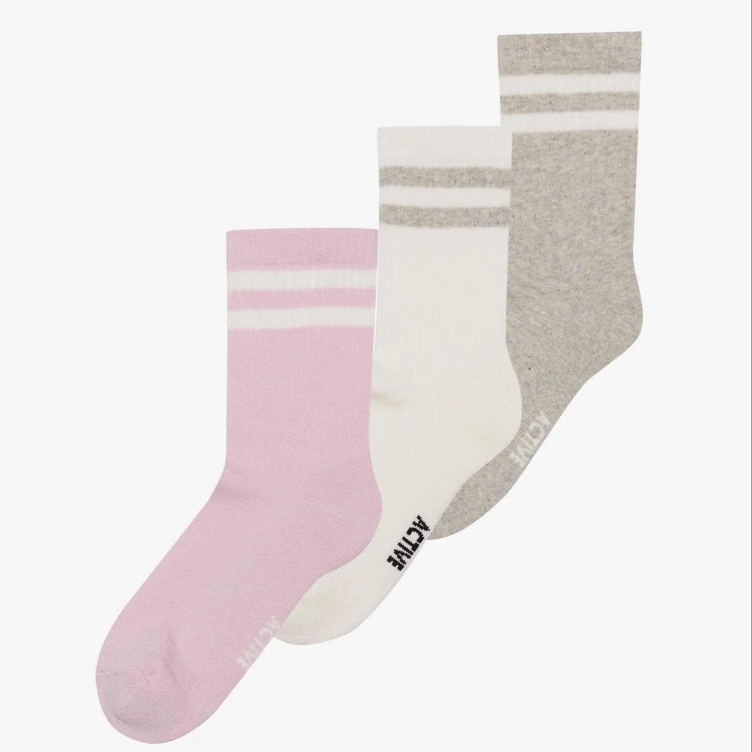 Комплект спортивных носков Even&Odd active, 3 пары, розовый/серый/белый
Комплект спортивных носков Even&Odd active, 3 пары, розовый/серый/белый