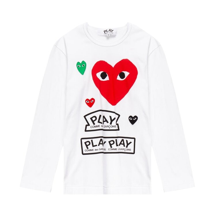 Лонгслив Comme des Garçons PLAY Miscellaneous Logo Long-Sleeve Tee 'White/Red', белый
Лонгслив Comme des Garçons PLAY Miscellaneous Logo Long-Sleeve Tee 'White/Red', белый