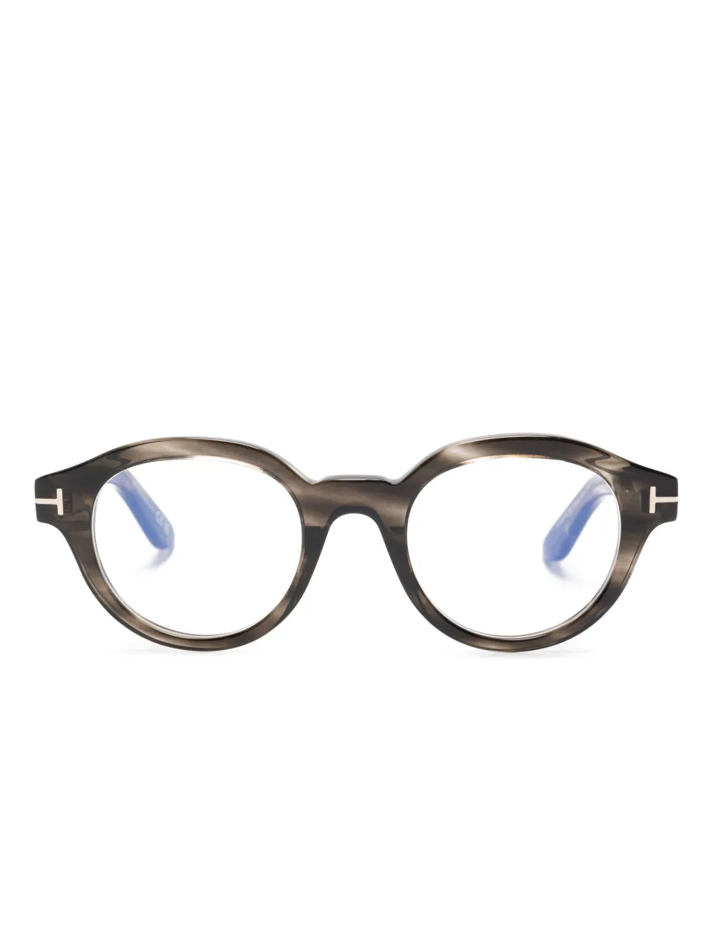 Очки в круглой оправе Tom Ford, коричневый
Очки в круглой оправе Tom Ford, коричневый