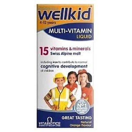 Vitabiotics Wellkid Мультивитаминная жидкость 150 мл
Vitabiotics Wellkid Мультивитаминная жидкость 150 мл