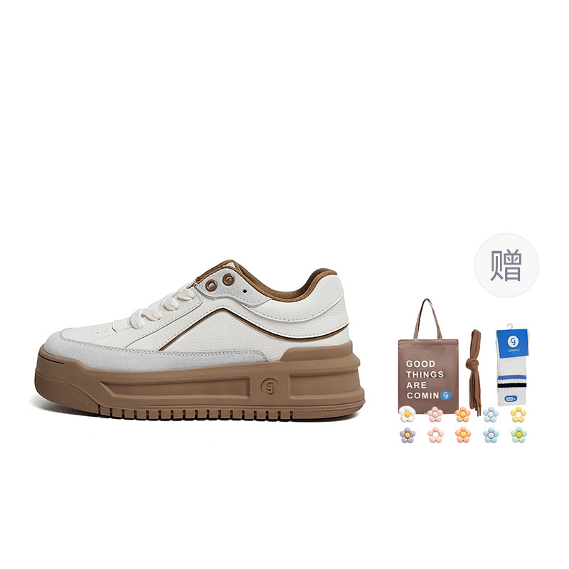 Кеды, скейтборд обувь женская низкая молочный чай коричневый Gongji
Кеды, скейтборд обувь женская низкая молочный чай коричневый Gongji