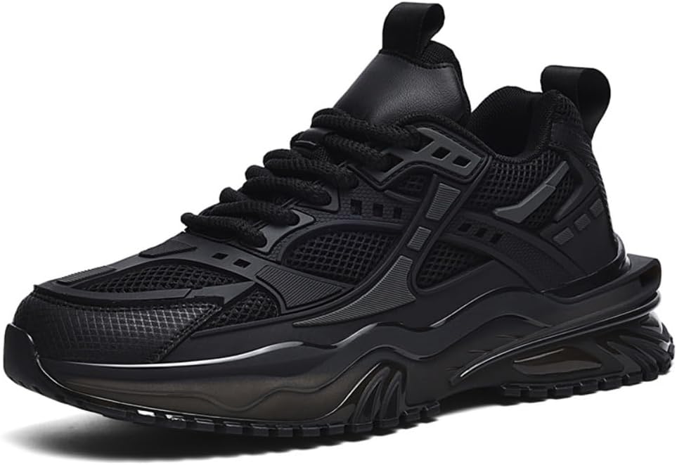 Стильные черные спортивные кроссовки из сетки для мужчин Pilluren
Стильные черные спортивные кроссовки из сетки для мужчин Pilluren
