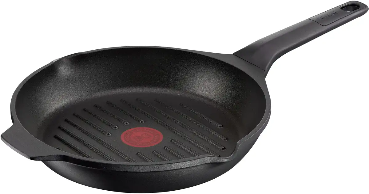 Сковорода-гриль Tefal "Робусто", алюминий, (1 шт.), литой алюминий, антипригарное покрытие, термосигнал, все типы плит, индукция Ø 26 см + высота 5 см, черный
Сковорода-гриль Tefal "Робусто", алюминий, (1 шт.), литой алюминий, антипригарное покрытие, термосигнал, все типы плит, индукция Ø 26 см + высота 5 см, черный