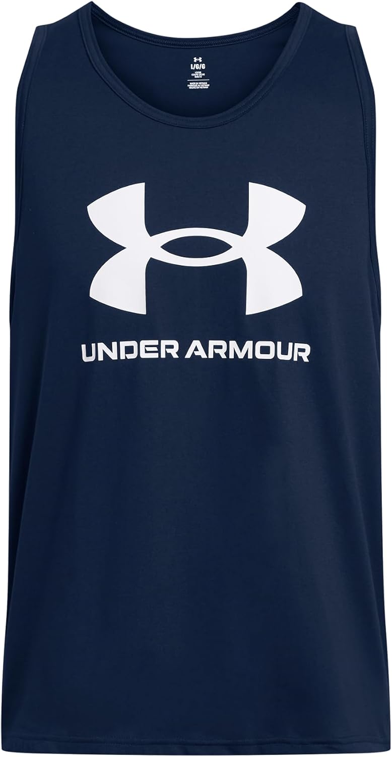 Майка мужская спортивная с логотипом Under Armour, (408) Academy/White
Майка мужская спортивная с логотипом Under Armour, (408) Academy/White