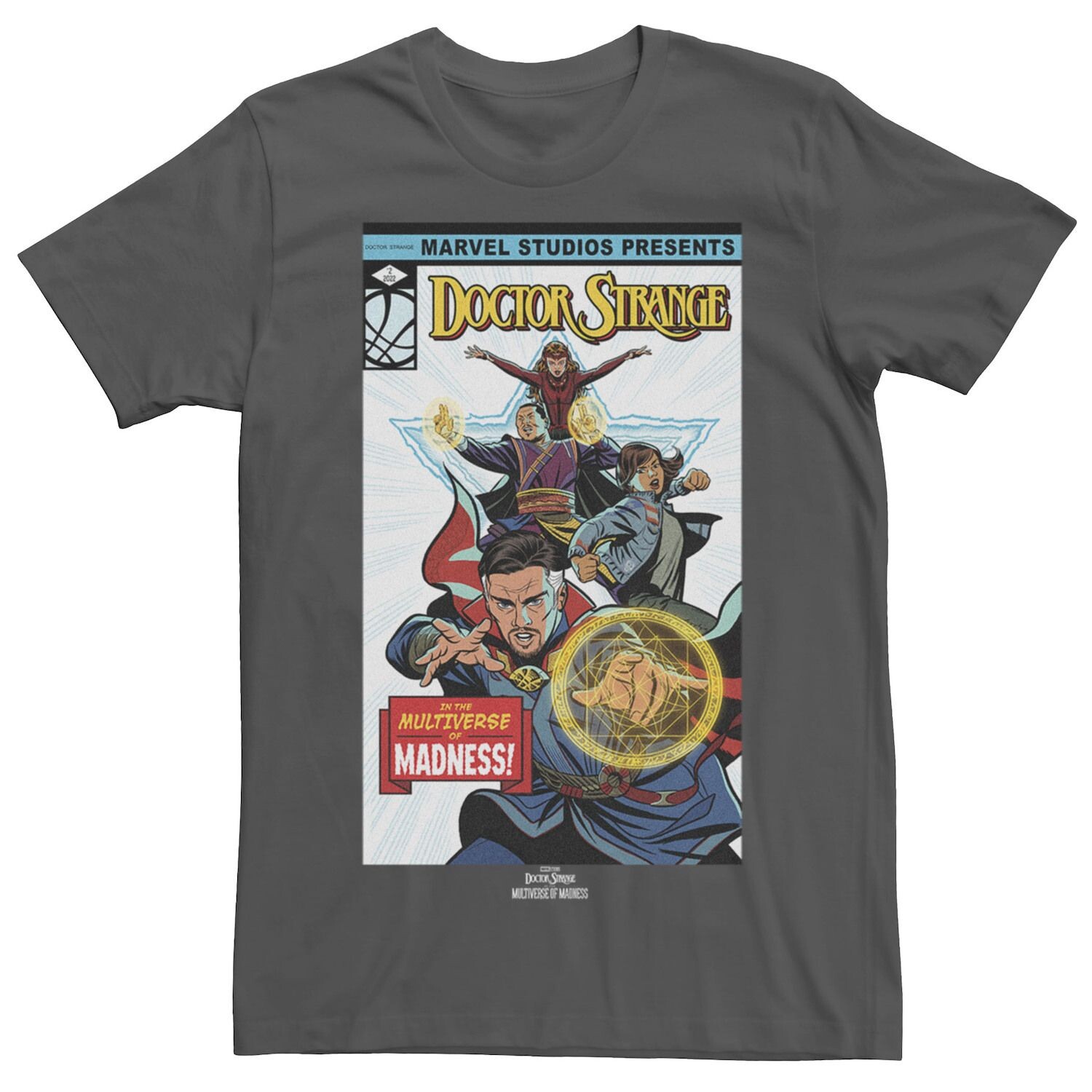 Мужская классическая футболка с обложкой комиксов «Доктор Стрэндж» из фильма «Марвел 2» Licensed Character
Мужская классическая футболка с обложкой комиксов «Доктор Стрэндж» из фильма «Марвел 2» Licensed Character