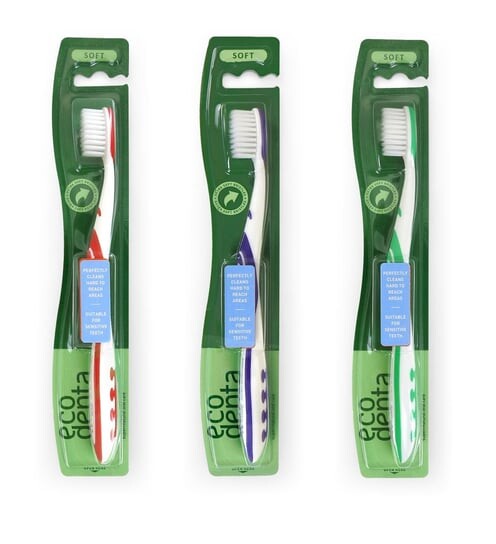 Мягкая мануальная зубная щетка, 1 шт. Ecodenta
Мягкая мануальная зубная щетка, 1 шт. Ecodenta