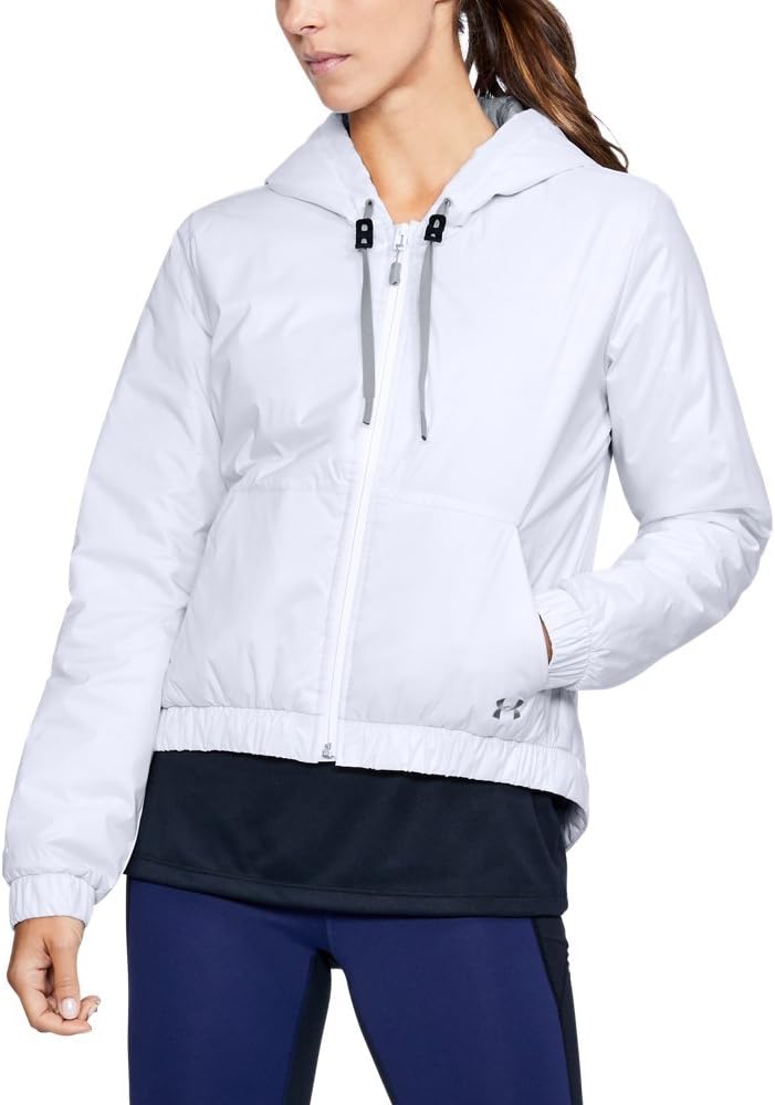 Толстовка Under Armour Women's ColdGear Reactor Crop, White (100)/Steel
Толстовка Under Armour Women's ColdGear Reactor Crop, White (100)/Steel