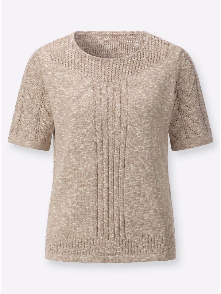 Ажурный свитер в кунжутно-экрюовую крапинку WITT WEIDEN
Ажурный свитер в кунжутно-экрюовую крапинку WITT WEIDEN