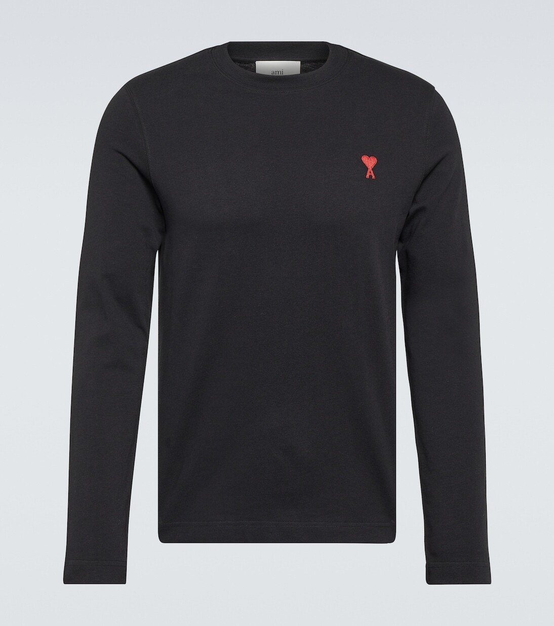 Хлопковый топ ami de cœur Ami Paris, черный
Хлопковый топ ami de cœur Ami Paris, черный