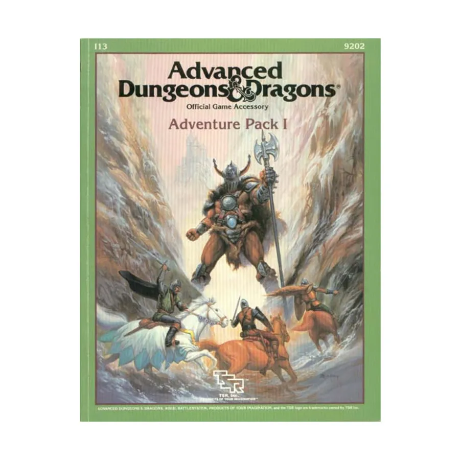 Модуль Adventure Pack I, Advanced Dungeons & Dragons (1st Edition) - Modules & Adventures - I Series
Модуль Adventure Pack I, Advanced Dungeons & Dragons (1st Edition) - Modules & Adventures - I Series