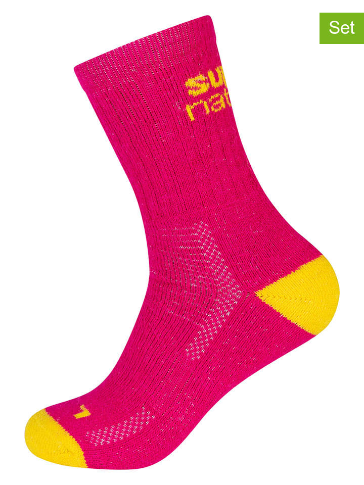 Super.natural Комплект из 2 пар: функциональные носки розово-желтого цвета
Super.natural Комплект из 2 пар: функциональные носки розово-желтого цвета