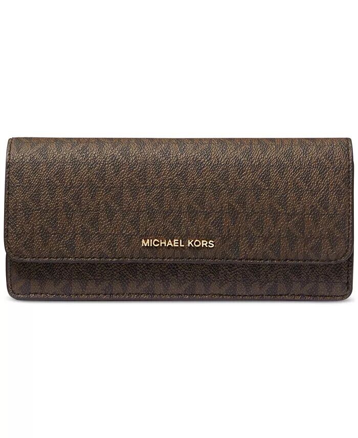 Большой плоский кошелек с логотипом Jet Set Michael Kors, белый
Большой плоский кошелек с логотипом Jet Set Michael Kors, белый