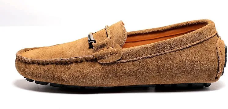 Мужские замшевые повседневные лоферы Santimon, удобные офисные туфли без застежек, легкие для ходьбы, вождения и делового стиля, коричневый
Мужские замшевые повседневные лоферы Santimon, удобные офисные туфли без застежек, легкие для ходьбы, вождения и делового стиля, коричневый