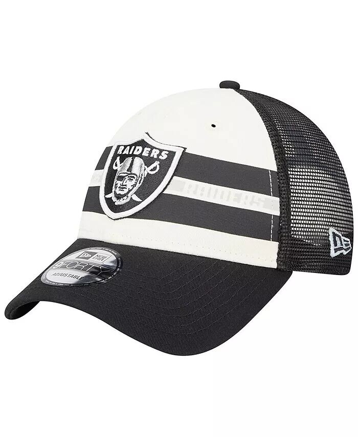 Мужская кремовая черная кепка Las Vegas Raiders Team Stripe Trucker 9FORTY Snapback New Era
Мужская кремовая черная кепка Las Vegas Raiders Team Stripe Trucker 9FORTY Snapback New Era