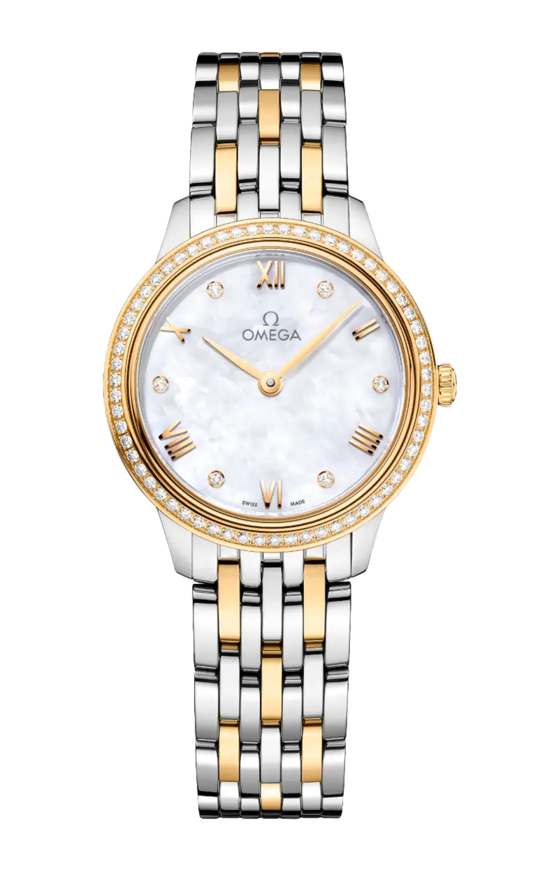 De ville prestige 27,5 мм, нержавеющая сталь-желтое золото на нержавеющей стали-желтом золоте - 434.25.28.60.55.001 OMEGA
De ville prestige 27,5 мм, нержавеющая сталь-желтое золото на нержавеющей стали-желтом золоте - 434.25.28.60.55.001 OMEGA