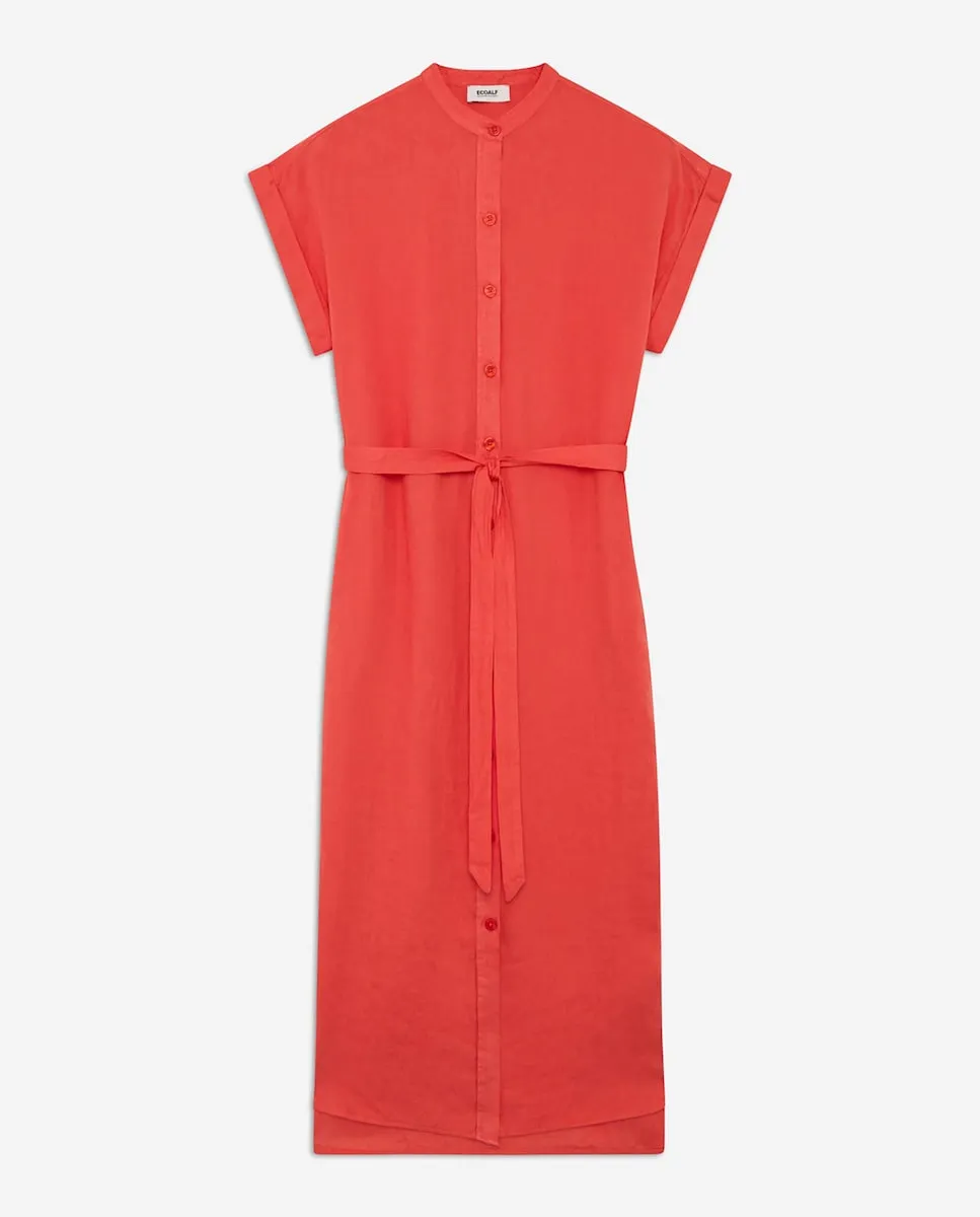 Гладкое платье с застежкой на пуговицы Ecoalf, оранжевый
Гладкое платье с застежкой на пуговицы Ecoalf, оранжевый