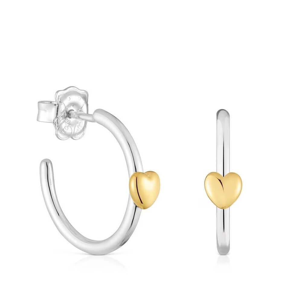 Серьги-кольца Tous My Other Half Two-tone Heart, 19 мм, серебро/серебро с 18-каратным золотым покрытием
Серьги-кольца Tous My Other Half Two-tone Heart, 19 мм, серебро/серебро с 18-каратным золотым покрытием