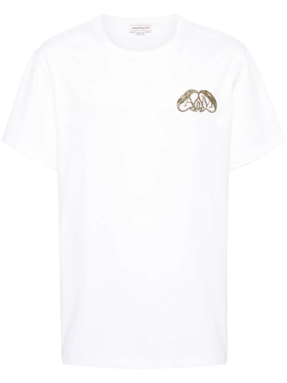 Футболка Half Seal Logo Alexander McQueen, белый
Футболка Half Seal Logo Alexander McQueen, белый