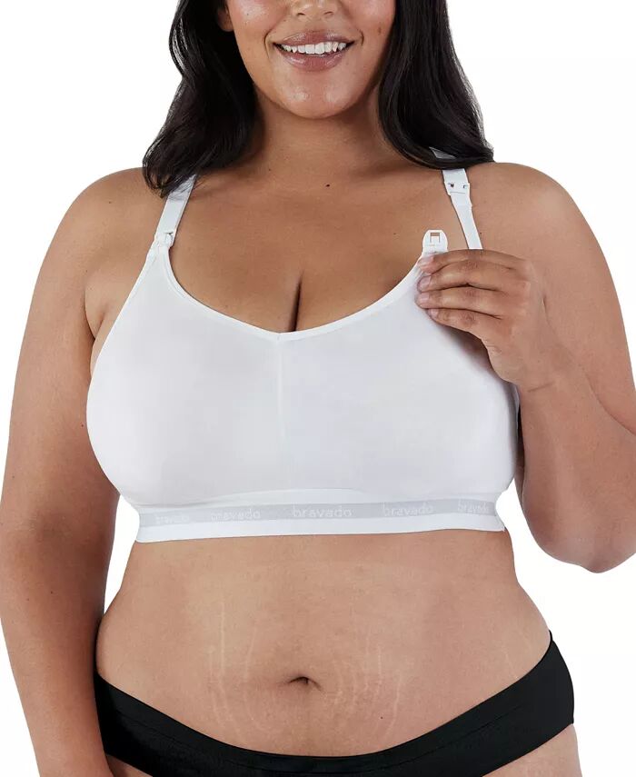 Женский оригинальный бюстгальтер для кормления с удлиненной чашкой Bravado Designs, белый
Женский оригинальный бюстгальтер для кормления с удлиненной чашкой Bravado Designs, белый