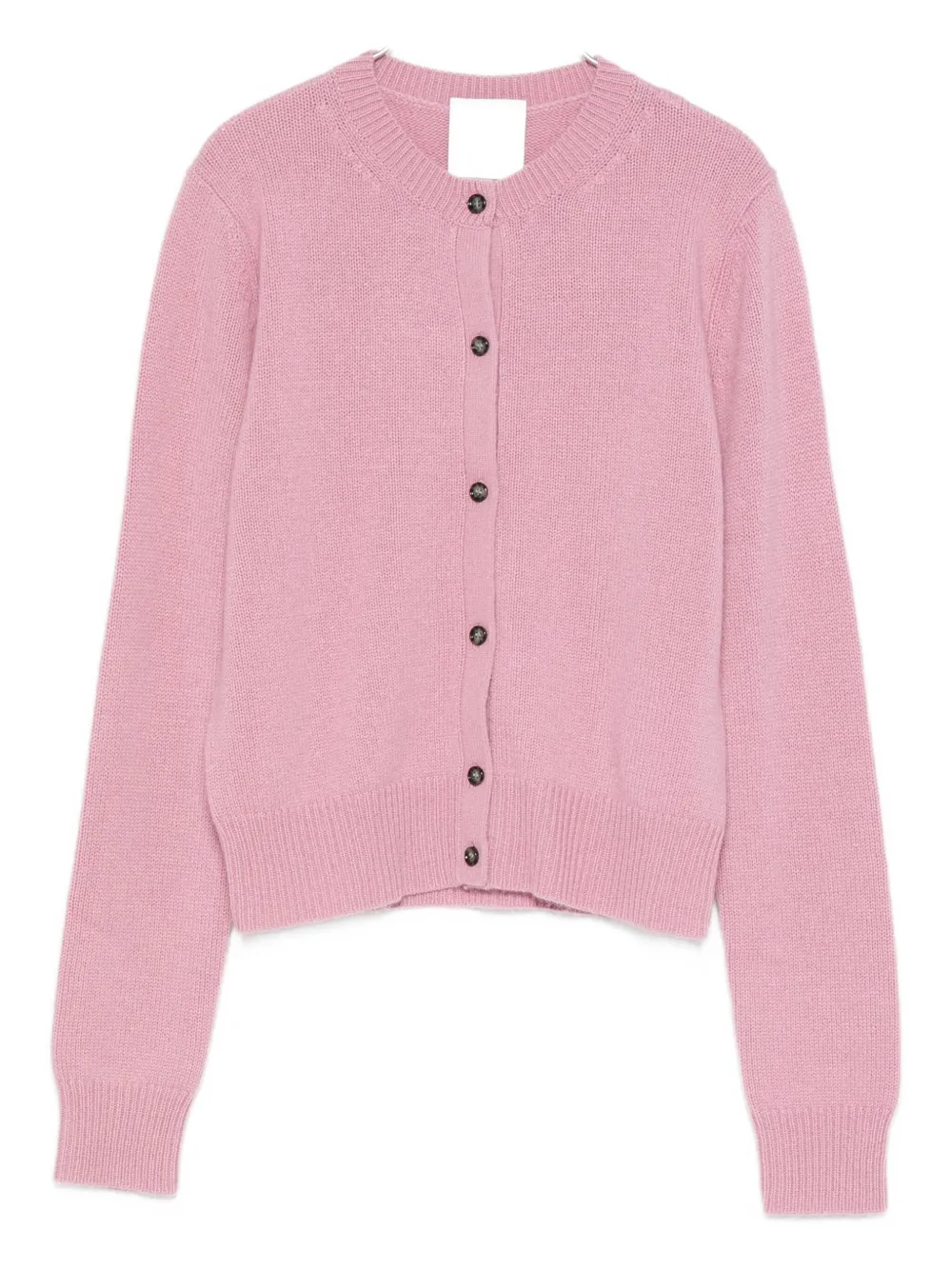 Кашемировый кардиган с пуговицами спереди ALLUDE, розовый 
Кашемировый кардиган с пуговицами спереди ALLUDE, розовый