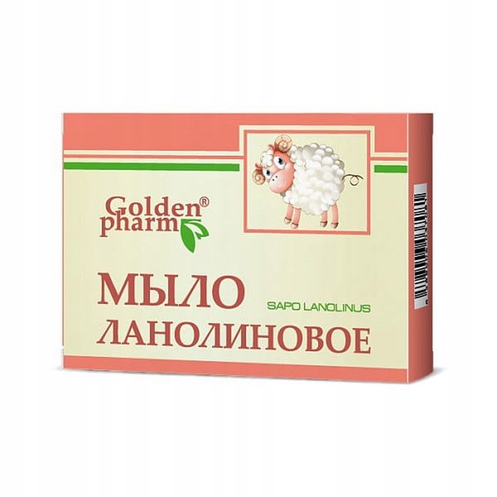 Ланолиновое мыло увлажняющее питательное 70г Golden Pharm
Ланолиновое мыло увлажняющее питательное 70г Golden Pharm