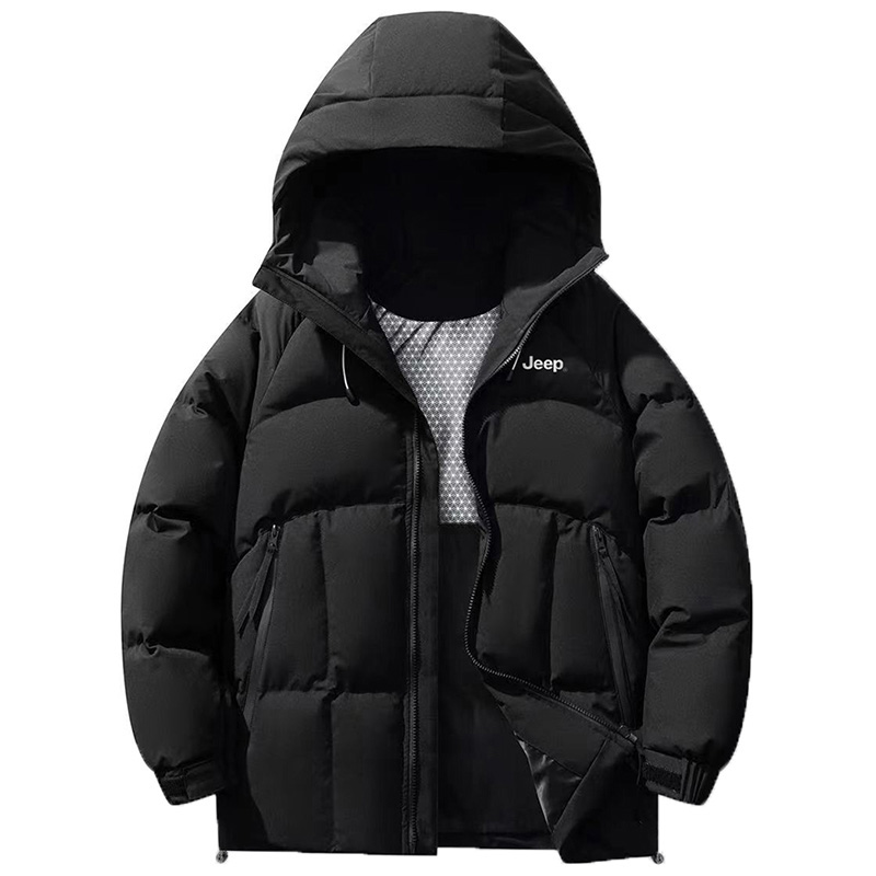 Пуховик Unisex Jeep, серо-зеленый 
Пуховик Unisex Jeep, серо-зеленый