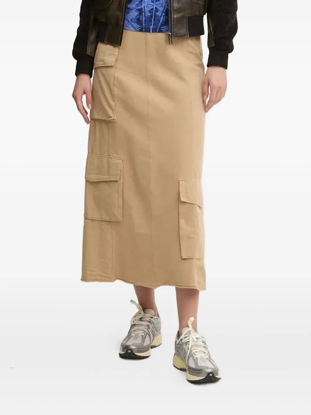 Юбка миди с карманами карго Desigual, нейтральный
Юбка миди с карманами карго Desigual, нейтральный