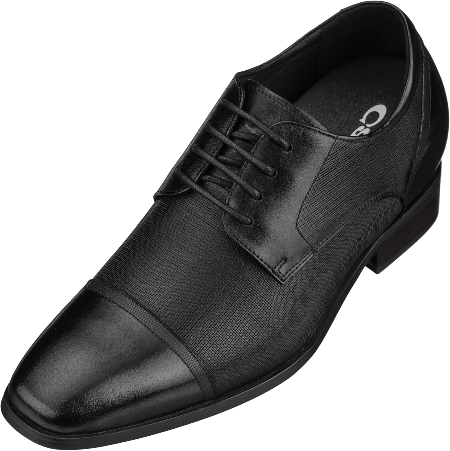 CALTO Men's Invisible Height Increasing Elevator Shoes - Dark Brown Premium Leather Lace-up Formal Oxfords - 3.2 Inches Taller - Y40551 - Size 6.5 D(M) US No Brand, черный
CALTO Men's Invisible Height Increasing Elevator Shoes - Dark Brown Premium Leather Lace-up Formal Oxfords - 3.2 Inches Taller - Y40551 - Size 6.5 D(M) US No Brand, черный